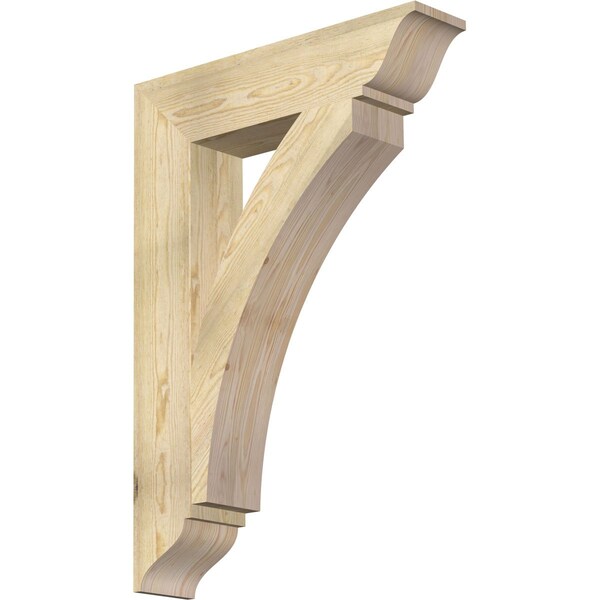 Ekena Millwork Thorton Traditional Rough Sawn Bracket, Douglas Fir, 6"W x 28"D x 40"H BKT06X28X40THR01RDF - main